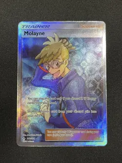 Pokemon Molayne Trainer Supporter Holo Card 212/214 2019 English - Image 2