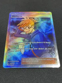 Pokemon Molayne Trainer Supporter Holo Card 212/214 2019 English - Image 3