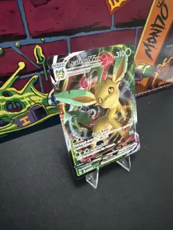 Pokemon TCG Leafeon VMAX Ultra Rare Holo Card SWSH Evolving Skies 008/203 - Image 2