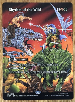 MTG Teenage Mutant Ninja Turtles Source Material Cards, Rhythm of the Wild - Image 1
