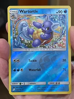 POKEMON WARTORTLE 24/181 UNCOMMON REVERSE HOLOFOIL TEAM UP NM CARD - Image 1