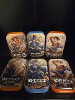 (6) One Piece Card Game Mini-Tin Vol.2 Set Lot BRAND NEW SEALED - Image 1