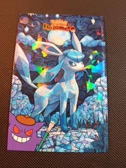 Pokemon 2025 Card Database Halloween Set Glaceon Van Gogh Cracked Ice Holo Peru - Image 1