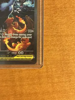 Pokemon Mega Charizard X EX 125/094 Phantasmal Flames Rare Holo Card - Image 2