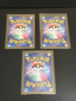 Lot of 3 Chase SAR EX Japanese Pokemon Cards Set Nintendo 2025 - Image 2