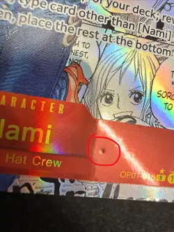 2024 One Piece Card Game PRB01 Nami Manga Alternate Art #OP01-016 - Image 3