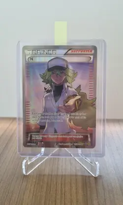 Pokemon TCG N (Supporter) Alternate Full Art Promo Card 105a/124 Holo Full Art - Image 1
