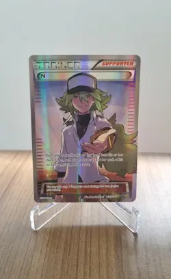 Pokemon TCG N (Supporter) Alternate Full Art Promo Card 105a/124 Holo Full Art - Image 3