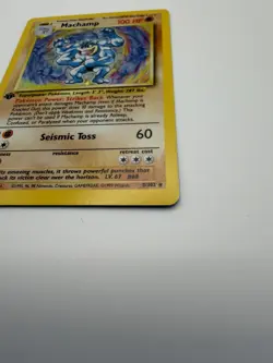 Pokemon Card 1st Edition Holo Machamp 8/102 Never Played NM - Image 5