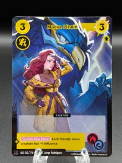 Maeve Litwin 212/173 LEGEND RARE Secret Shadows MZ3 Metazoo Card - Image 1