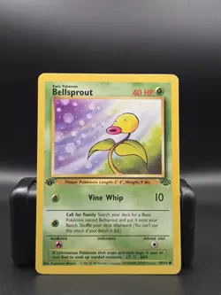 1st Edition Bellsprout 49/64 - Jungle - Vintage Pokemon Card - Image 1