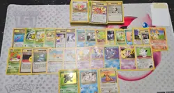 vintage Pokemon card lot MP/DMG c,un Holo, rare, Shadowless, 1st ed 200+ - Image 1