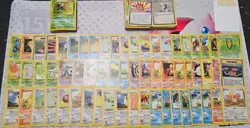 vintage Pokemon card lot MP/DMG c,un Holo, rare, Shadowless, 1st ed 200+ - Image 3