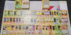 vintage Pokemon card lot MP/DMG c,un Holo, rare, Shadowless, 1st ed 200+ - Image 4