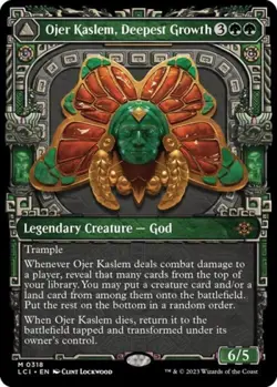 Ojer Kaslem, Deepest Growth (Showcase) -Foil Near Mint MTG - Image 1