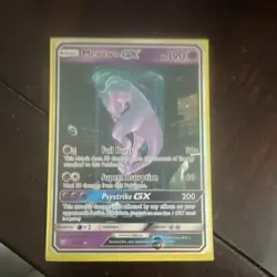 Pokemon Mewtwo GX 78/73 Shining Legends Shiny Holo Rare Card HP 190 English - Image 1