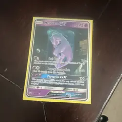Pokemon Mewtwo GX 78/73 Shining Legends Shiny Holo Rare Card HP 190 English - Image 3