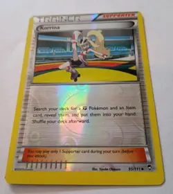 Korinna 95/111 Pokemon Holographic Error Miscut Card NO TOP and Alignment Dot!!! - Image 2