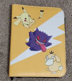 Binder for Pokemon Cards 50 Sleeves, 4-Pocket Trading Card Binder, 400 Pockets - Image 1