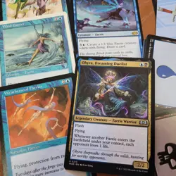 Dimir ***FAERIES*** Custom Beginner Tribal Commander Magic Deck of 100 MTG Cards - Image 1