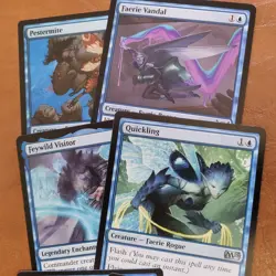 Dimir ***FAERIES*** Custom Beginner Tribal Commander Magic Deck of 100 MTG Cards - Image 4