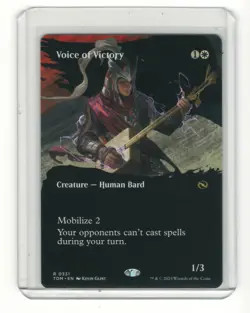 MTG Voice of Victory Borderless Tarkir Dragonstorm Magic The Gathering TCG - Image 1