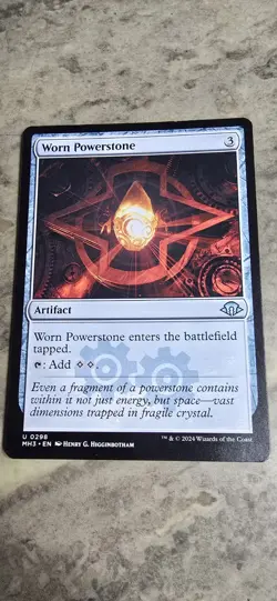 Worn Powerstone Modern Horizons 3 Regular Artifact Uncommon MTG NM - Image 1