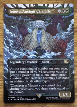 MTG Final Fantasy, Jenova, Ancient Calamity - Borderless - Image 1