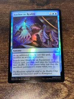 Anchor to Reality Foil 045/302 Kamigawa Neon Dynasty MTG Magic D8030* - Image 1