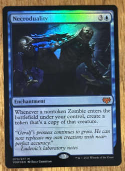 MTG Innistrad Crimson Vow, Necroduality - Foil - Image 1