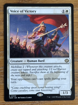 MTG Tarkir Dragonstorm, Voice of Victory - Image 1