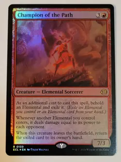 Champion of the Path -Foil- Lorwyn Eclipsed Sorcerer ECL 130 mtg NM/M - Image 1
