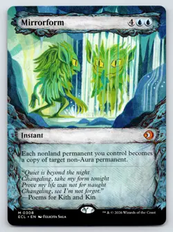 Lorwyn Eclipsed Mirrorform SHOWCASE Mythic 308 Magic the Gathering - Image 1