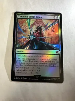 Vincent's Limit Break LP Final Fantasy Foil Magic The Gathering Mtg Light Play - Image 1