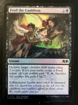 Feed The Cauldron 0091 WOE Foil Common Wilds Of Eldraine Magic: The Gathering - Image 1