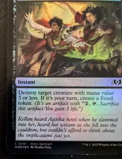 Feed The Cauldron 0091 WOE Foil Common Wilds Of Eldraine Magic: The Gathering - Image 4