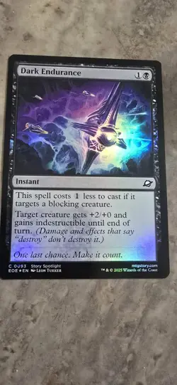 Dark Endurance Foil Edge of Eternities 93 NM MTG Instant Common - Image 1