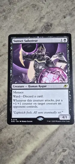 Sunset Saboteur Edge of Eternities Regular Creature Rare MTG NM - Image 1
