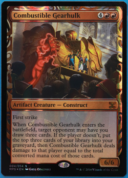 Combustible Gearhulk FOIL Masterpiece Series: Kaladesh Inventions PLD (505523) - Image 1