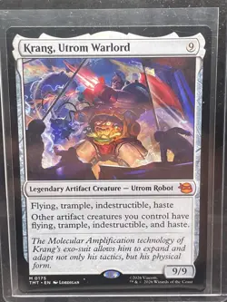 Krang, Utrom Warlord Magic TMNT expansion Legendary Creature Gem!U MGT 2026 - Image 1