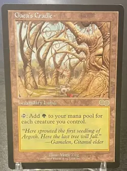 Gaea's Cradle - MTG - Urza's Saga - Magic - LP / NM Condition - Image 1