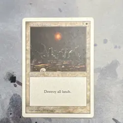 Armageddon Sorcery Regular White 1998 Jesper Myrfors MTG Wizards of the Coast LP - Image 2