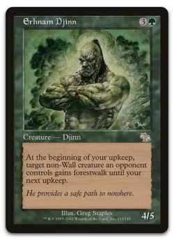 Erhnam Djinn #113 (LP) Judgment JUD Magic MTG - Image 1