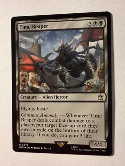 MTG Magic the Gathering Time Reaper (71/1208) Doctor Who NM - Image 1