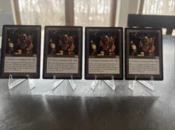 X 4 - MTG - Claws of Gix - Urza's Saga - check picts for condition - Image 1