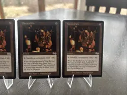 X 4 - MTG - Claws of Gix - Urza's Saga - check picts for condition - Image 3