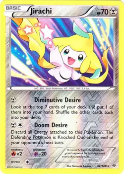 Jirachi - 42/108 - Holo Rare - Reverse Holo - Roaring Skies #42/108 Pokemon TCG - Image 1