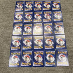 Vintage 1999 Pokemon Cards Lot 25 Base Jungle Fossil LP/NM No Duplicates WOTC #G - Image 2