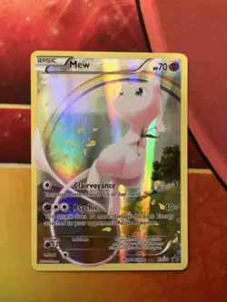 Pokemon Mew XY110 XY Holo Rare Promo Near Mint - Image 1