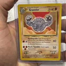 Pokemon Graveler 30/64 WotC Neo Revelation Uncommon NM Vintage Vtg Card TCG - Image 1